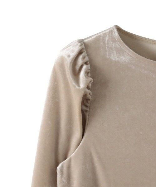 Viaggio Blu / ビアッジョブルー カットソー | パフ袖ベロアカットソー | 詳細30