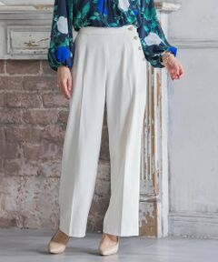 Viaggio Blu / ビアッジョブルー その他パンツ | キラキラボタンワイドパンツ≪手洗い可能≫