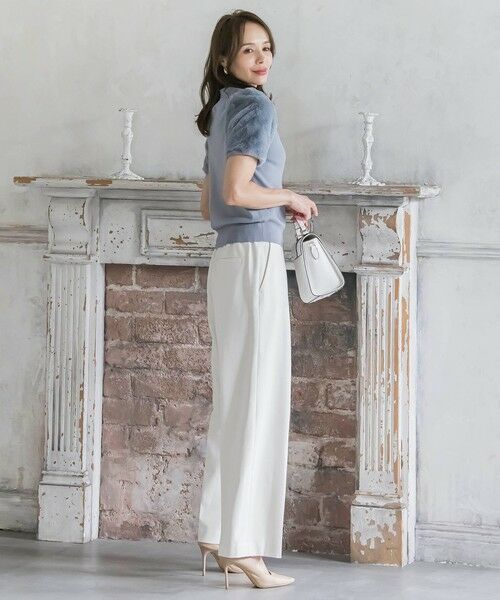Viaggio Blu / ビアッジョブルー その他パンツ | キラキラボタンワイドパンツ≪手洗い可能≫ | 詳細11