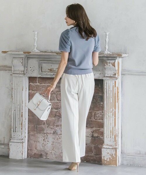 Viaggio Blu / ビアッジョブルー その他パンツ | キラキラボタンワイドパンツ≪手洗い可能≫ | 詳細12