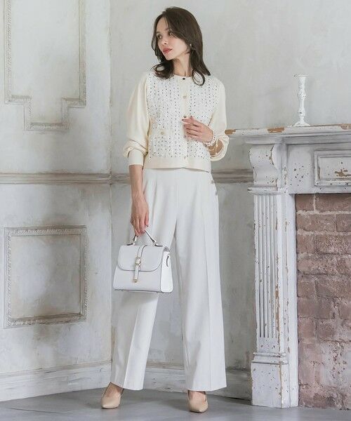 Viaggio Blu / ビアッジョブルー その他パンツ | キラキラボタンワイドパンツ≪手洗い可能≫ | 詳細14