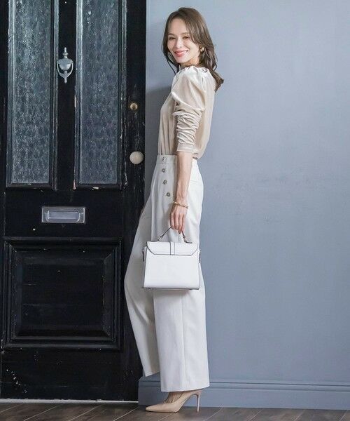 Viaggio Blu / ビアッジョブルー その他パンツ | キラキラボタンワイドパンツ≪手洗い可能≫ | 詳細16