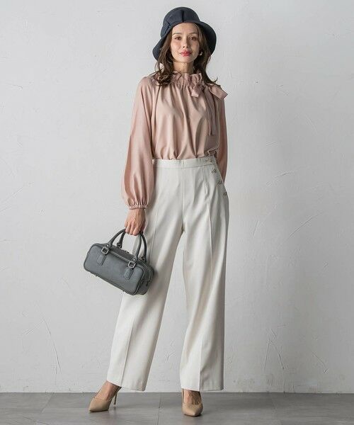 Viaggio Blu / ビアッジョブルー その他パンツ | キラキラボタンワイドパンツ≪手洗い可能≫ | 詳細26