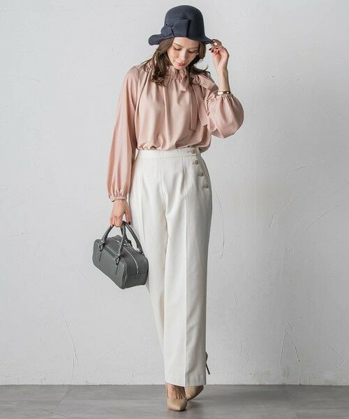 Viaggio Blu / ビアッジョブルー その他パンツ | キラキラボタンワイドパンツ≪手洗い可能≫ | 詳細27