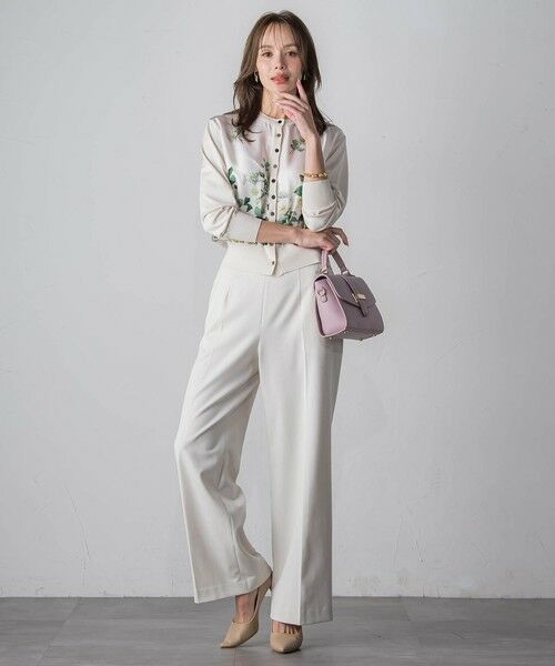 Viaggio Blu / ビアッジョブルー その他パンツ | キラキラボタンワイドパンツ≪手洗い可能≫ | 詳細3