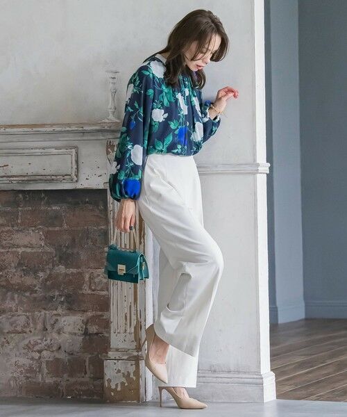 Viaggio Blu / ビアッジョブルー その他パンツ | キラキラボタンワイドパンツ≪手洗い可能≫ | 詳細8