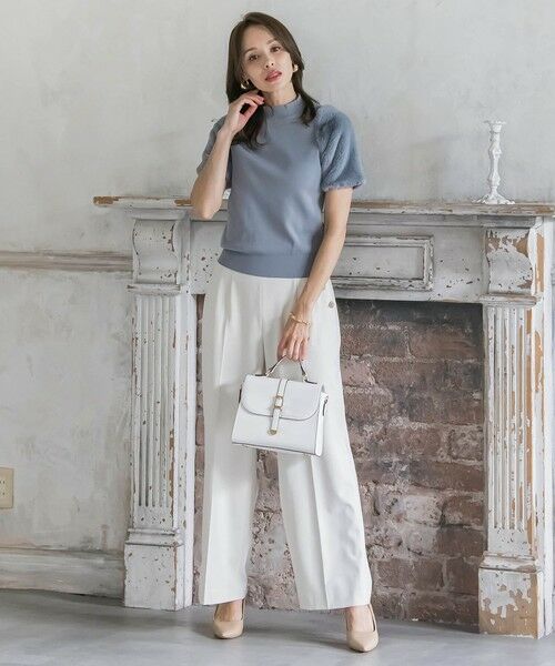 Viaggio Blu / ビアッジョブルー その他パンツ | キラキラボタンワイドパンツ≪手洗い可能≫ | 詳細9