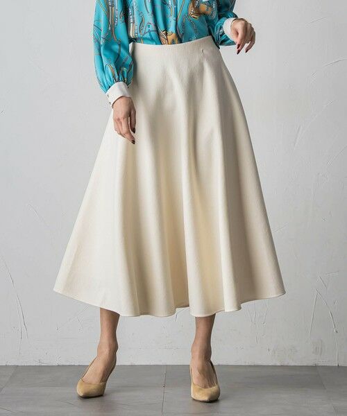 Viaggio Blu / ビアッジョブルー ミニ・ひざ丈スカート | 【新色追加】メルトンサーキュラースカート | 詳細14