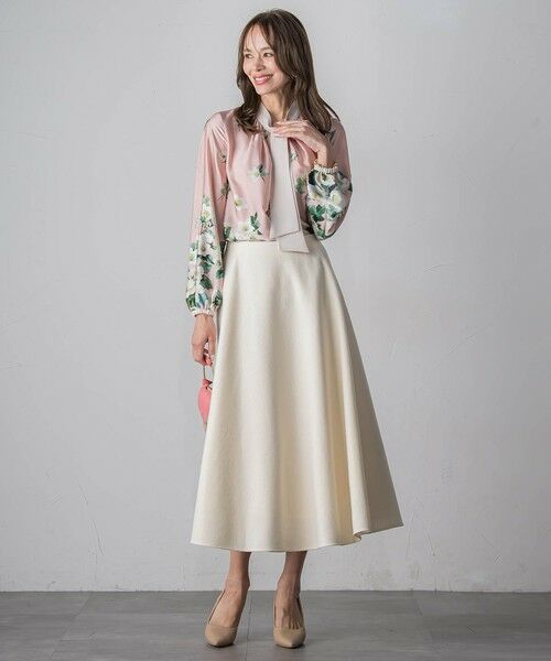 Viaggio Blu / ビアッジョブルー ミニ・ひざ丈スカート | 【新色追加】メルトンサーキュラースカート | 詳細2