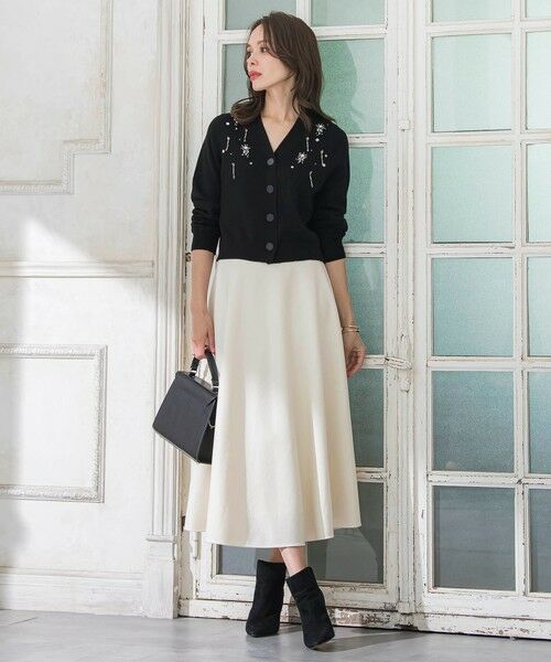 Viaggio Blu / ビアッジョブルー ミニ・ひざ丈スカート | 【新色追加】メルトンサーキュラースカート | 詳細11