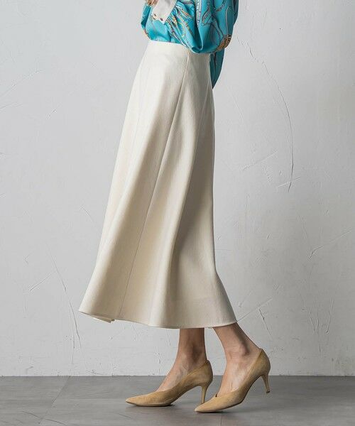 Viaggio Blu / ビアッジョブルー ミニ・ひざ丈スカート | 【新色追加】メルトンサーキュラースカート | 詳細15