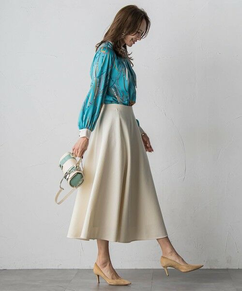 Viaggio Blu / ビアッジョブルー ミニ・ひざ丈スカート | 【新色追加】メルトンサーキュラースカート | 詳細20