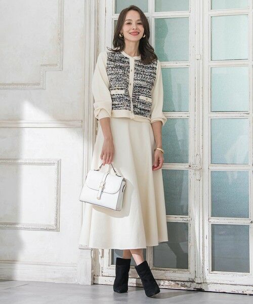 Viaggio Blu / ビアッジョブルー ミニ・ひざ丈スカート | 【新色追加】メルトンサーキュラースカート | 詳細7