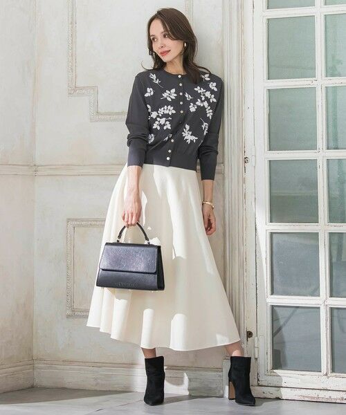 Viaggio Blu / ビアッジョブルー ミニ・ひざ丈スカート | 【新色追加】メルトンサーキュラースカート | 詳細9