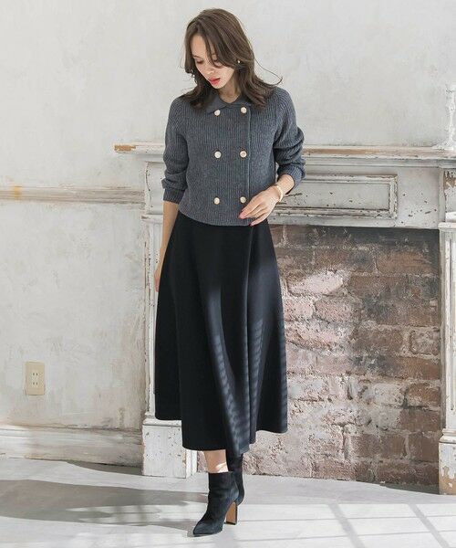 Viaggio Blu / ビアッジョブルー ミニ・ひざ丈スカート | 【新色追加】メルトンサーキュラースカート | 詳細29