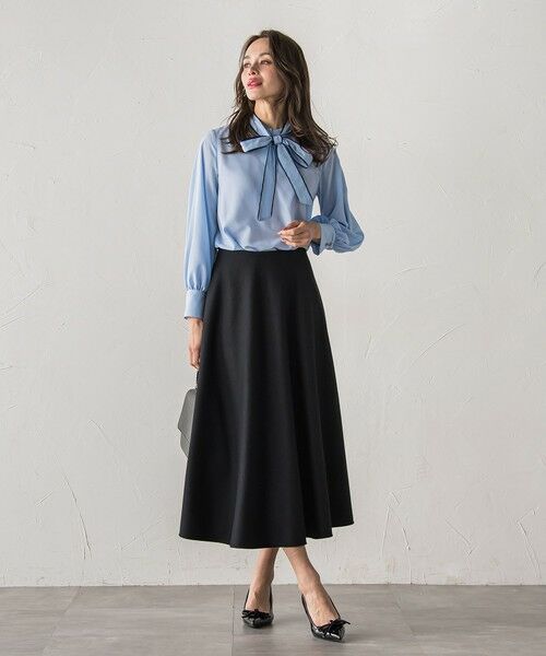 Viaggio Blu / ビアッジョブルー ミニ・ひざ丈スカート | 【新色追加】メルトンサーキュラースカート | 詳細22