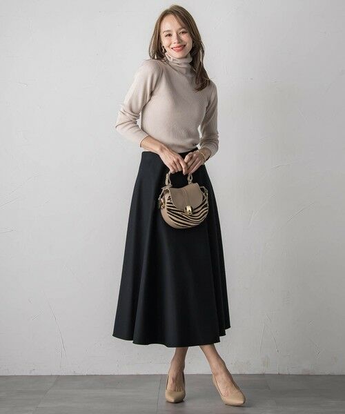 Viaggio Blu / ビアッジョブルー ミニ・ひざ丈スカート | 【新色追加】メルトンサーキュラースカート | 詳細24