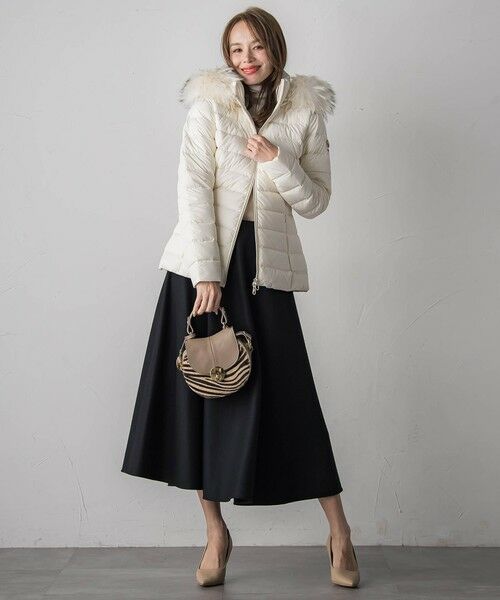 Viaggio Blu / ビアッジョブルー ミニ・ひざ丈スカート | 【新色追加】メルトンサーキュラースカート | 詳細26