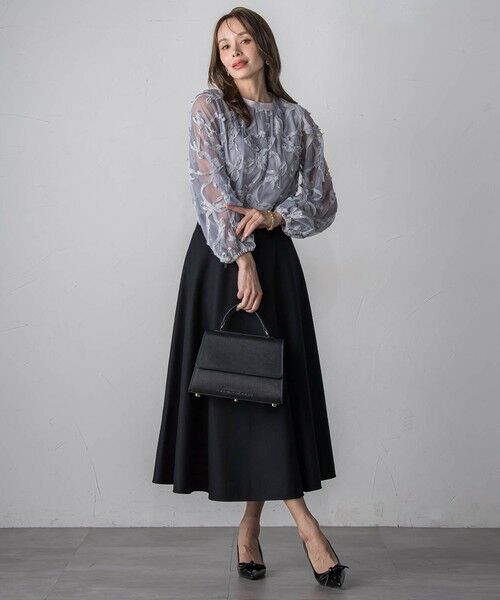 Viaggio Blu / ビアッジョブルー ミニ・ひざ丈スカート | 【新色追加】メルトンサーキュラースカート | 詳細28