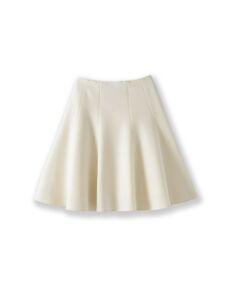 Viaggio Blu / ビアッジョブルー ミニ・ひざ丈スカート | 【新色追加】ルミナリー圧縮スムーススカート