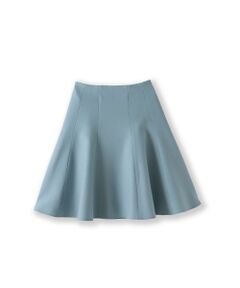 Viaggio Blu / ビアッジョブルー ミニ・ひざ丈スカート | 【新色追加】ルミナリー圧縮スムーススカート