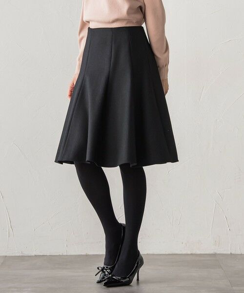 Viaggio Blu / ビアッジョブルー ミニ・ひざ丈スカート | 【新色追加】ルミナリー圧縮スムーススカート | 詳細10