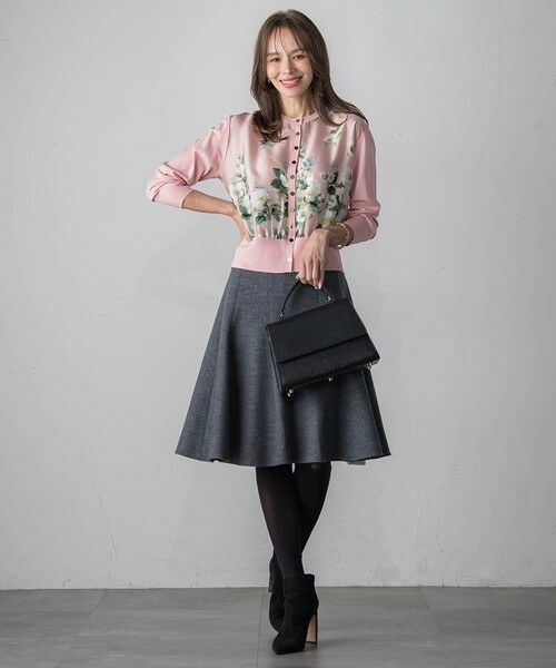 Viaggio Blu / ビアッジョブルー ミニ・ひざ丈スカート | ルミナリー圧縮スムーススカート | 詳細13