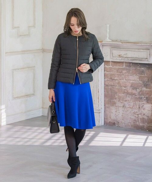 Viaggio Blu / ビアッジョブルー ミニ・ひざ丈スカート | ルミナリー圧縮スムーススカート | 詳細28