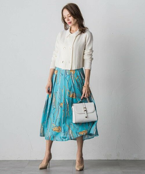 Viaggio Blu / ビアッジョブルー ニット・セーター | 襟付きニットジャケット≪手洗い可能≫ | 詳細14