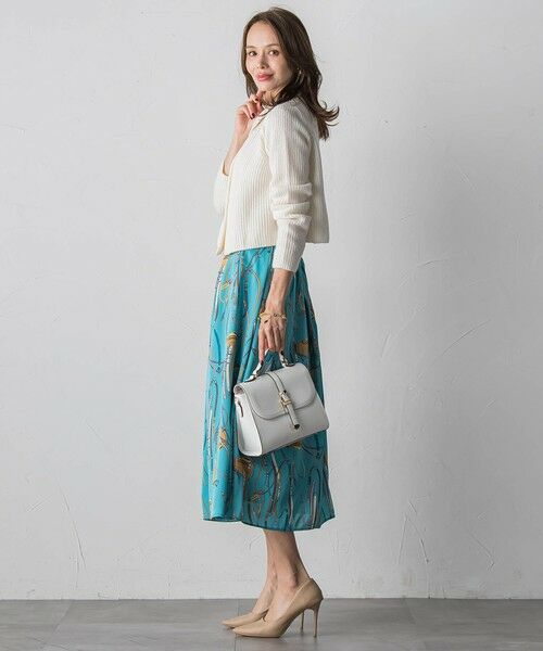 Viaggio Blu / ビアッジョブルー ニット・セーター | 襟付きニットジャケット≪手洗い可能≫ | 詳細15