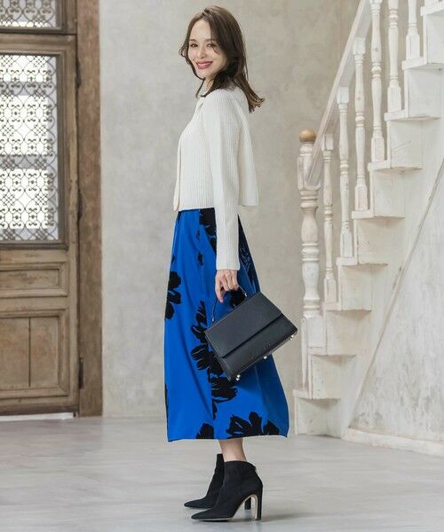 Viaggio Blu / ビアッジョブルー ニット・セーター | 襟付きニットジャケット≪手洗い可能≫ | 詳細5