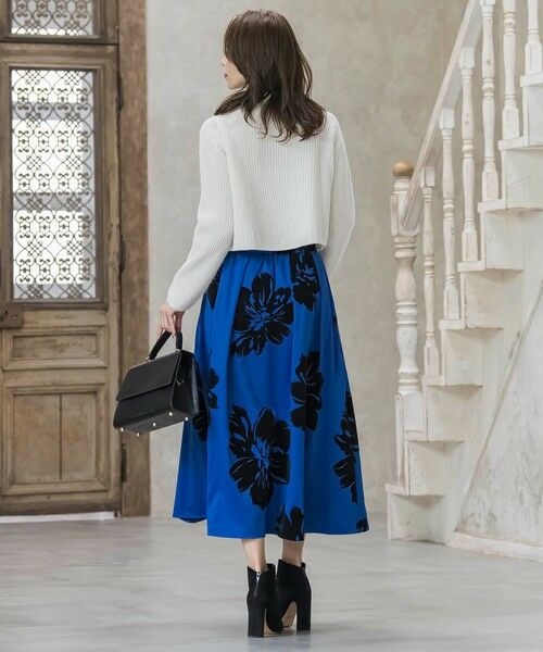 Viaggio Blu / ビアッジョブルー ニット・セーター | 襟付きニットジャケット≪手洗い可能≫ | 詳細6