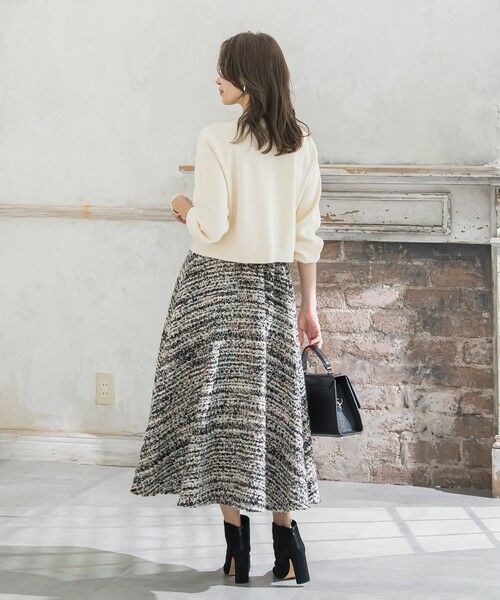 Viaggio Blu / ビアッジョブルー カーディガン・ボレロ | CLARENSONミックスツイードカーディガン | 詳細7