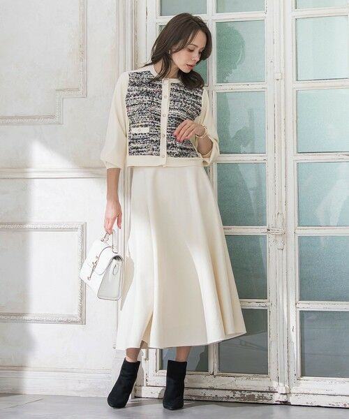 Viaggio Blu / ビアッジョブルー カーディガン・ボレロ | CLARENSONミックスツイードカーディガン | 詳細9