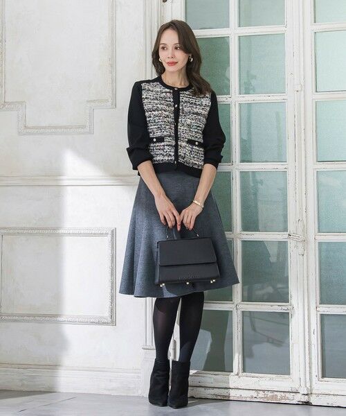 Viaggio Blu / ビアッジョブルー カーディガン・ボレロ | CLARENSONミックスツイードカーディガン | 詳細14
