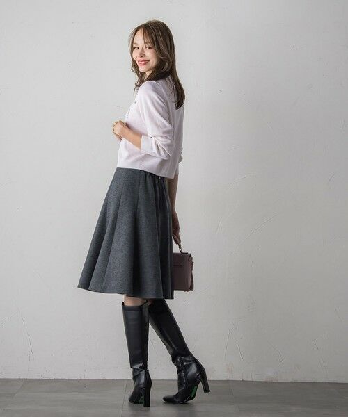 Viaggio Blu / ビアッジョブルー カーディガン・ボレロ | Vネックビジューカーディガン≪手洗い可能≫ | 詳細7