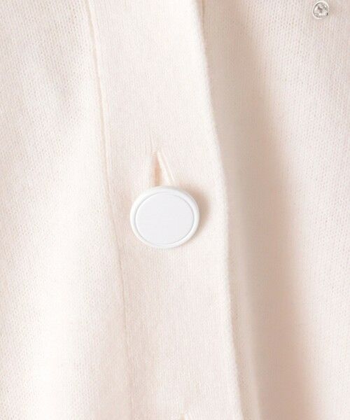 Viaggio Blu / ビアッジョブルー カーディガン・ボレロ | Vネックビジューカーディガン≪手洗い可能≫ | 詳細10