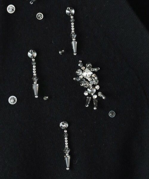 Viaggio Blu / ビアッジョブルー カーディガン・ボレロ | Vネックビジューカーディガン≪手洗い可能≫ | 詳細26