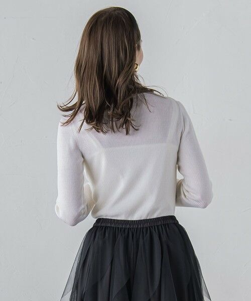 Viaggio Blu / ビアッジョブルー ニット・セーター | 【新色追加】スパンコールリブタートルニット | 詳細18