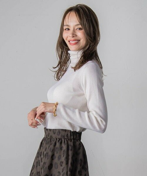 Viaggio Blu / ビアッジョブルー ニット・セーター | 【新色追加】スパンコールリブタートルニット | 詳細2