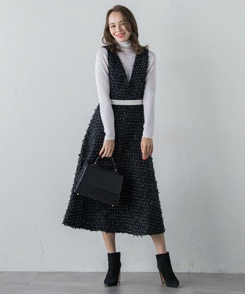 Viaggio Blu / ビアッジョブルー ニット・セーター | 【新色追加】スパンコールリブタートルニット | 詳細23