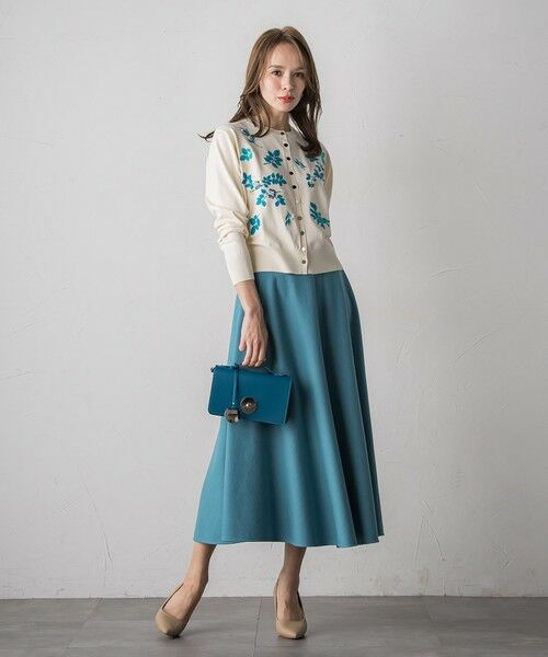 Viaggio Blu / ビアッジョブルー カーディガン・ボレロ | 【新色追加】ボタニカルモチーフ刺繍カーディガン | 詳細5