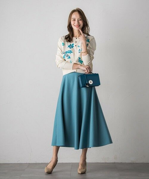 Viaggio Blu / ビアッジョブルー カーディガン・ボレロ | 【新色追加】ボタニカルモチーフ刺繍カーディガン | 詳細7