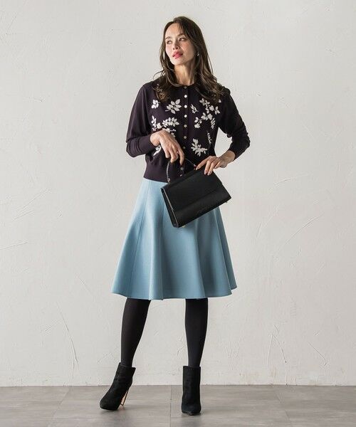 Viaggio Blu / ビアッジョブルー カーディガン・ボレロ | 【新色追加】ボタニカルモチーフ刺繍カーディガン | 詳細10