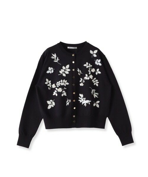 Viaggio Blu / ビアッジョブルー カーディガン・ボレロ | 【新色追加】ボタニカルモチーフ刺繍カーディガン | 詳細11