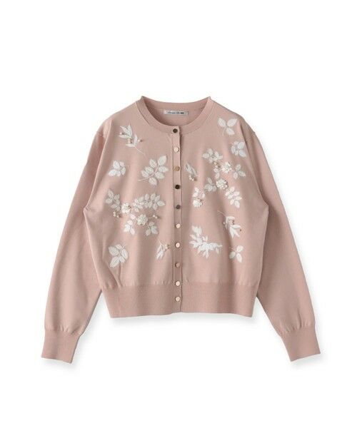 Viaggio Blu / ビアッジョブルー カーディガン・ボレロ | 【新色追加】ボタニカルモチーフ刺繍カーディガン | 詳細17