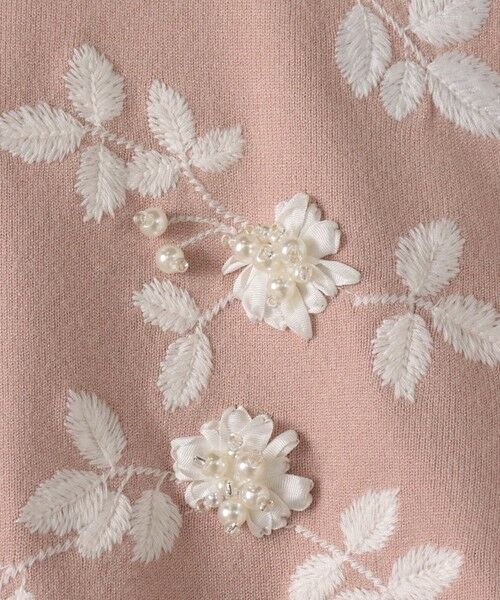 Viaggio Blu / ビアッジョブルー カーディガン・ボレロ | 【新色追加】ボタニカルモチーフ刺繍カーディガン | 詳細18