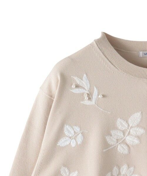 Viaggio Blu / ビアッジョブルー カーディガン・ボレロ | 【新色追加】ボタニカルモチーフ刺繍カーディガン | 詳細18