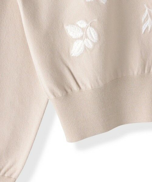 Viaggio Blu / ビアッジョブルー カーディガン・ボレロ | 【新色追加】ボタニカルモチーフ刺繍カーディガン | 詳細20