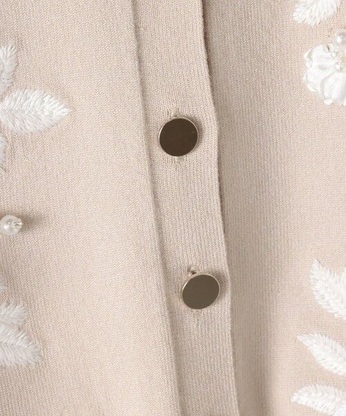Viaggio Blu / ビアッジョブルー カーディガン・ボレロ | 【新色追加】ボタニカルモチーフ刺繍カーディガン | 詳細21